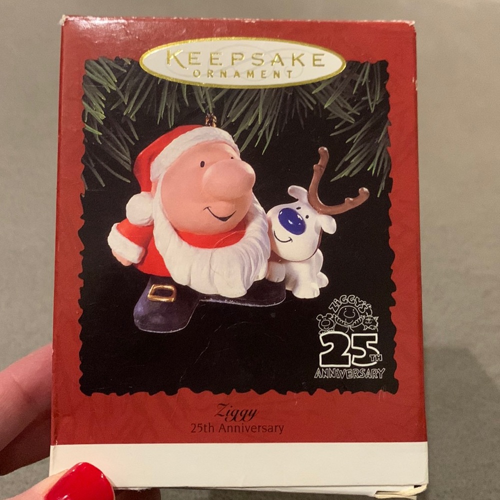 Hallmark Keepsake Ziggy 25th Anniversary Ornament